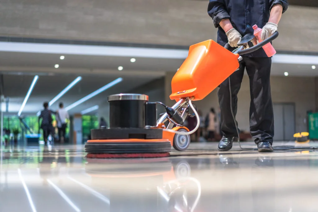 mall floor cleaning